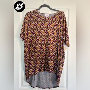 LuLaRoe XS Irma Tunic Top